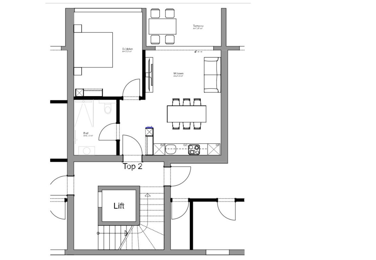 Ferienwohnung in Au - HUUS123, Appartement 2